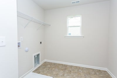 Laundry Room. The Holly New Home in Angier, NC