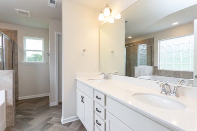 Owner's Bathroom. 2,343sf New Home in Lillington, NC