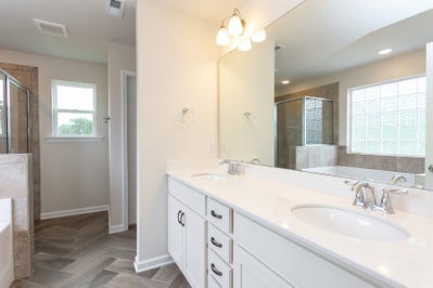 Owner's Bathroom. 4br New Home in Lillington, NC