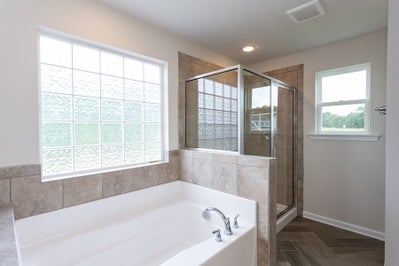 Owner's Bathroom. 2,343sf New Home in Lillington, NC