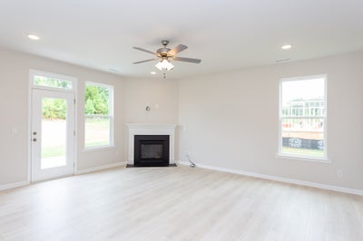 Great Room. New Home in Lillington, NC