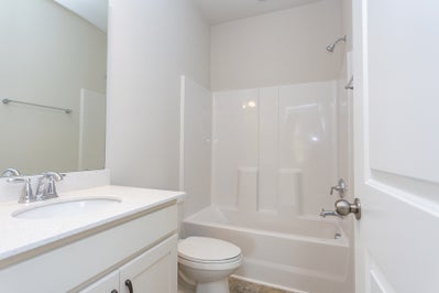 Bathroom. 4br New Home in Angier, NC