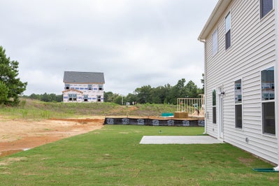 Rear Patio. 2,160sf New Home in Clayton, NC