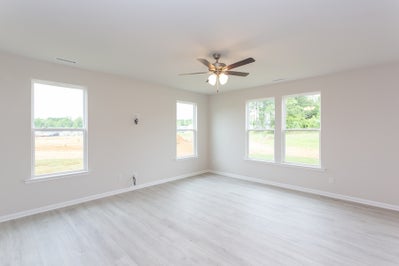 Great Room. New Home in Clayton, NC