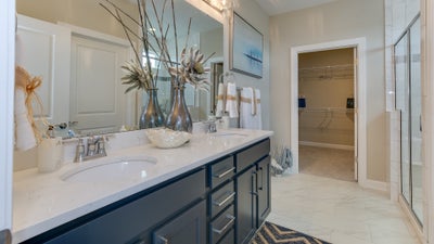 Owner's Bath. The Boardwalk New Home in Moyock, NC