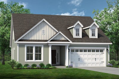 Elevation B. 1,938sf New Home in Moyock, NC