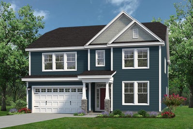 Elevation A. 3,351sf New Home in Suffolk, VA