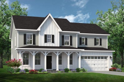 Elevation F. 3,333sf New Home in Suffolk, VA