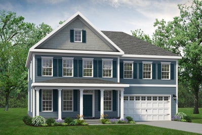 Elevation C. 3,016sf New Home in Suffolk, VA