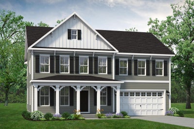 Elevation F. 3,016sf New Home in Suffolk, VA