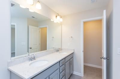 Owner's Bathroom . 2,037sf New Home in Raleigh, NC