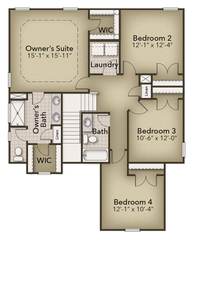 Second Floor. 2,146sf New Home in Longs, SC