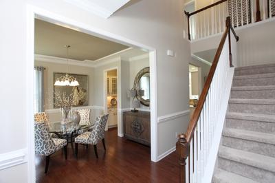 Foyer & Dining Room. Kyli Knolls New Homes in Clayton, NC
