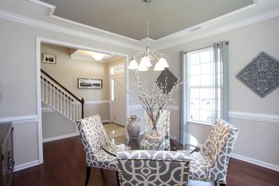 Dining Room & Foyer. New Homes in Clayton, NC