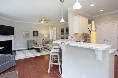 Kitchen & Great Room. Kyli Knolls New Homes in Clayton, NC
