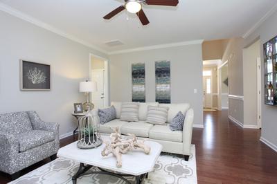 Great Room. Kyli Knolls New Homes in Clayton, NC