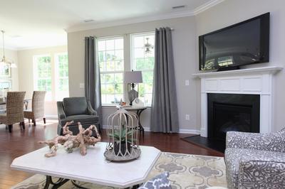 Great Room. Kyli Knolls New Homes in Clayton, NC