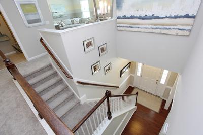Stairwell & Foyer. New Homes in Clayton, NC