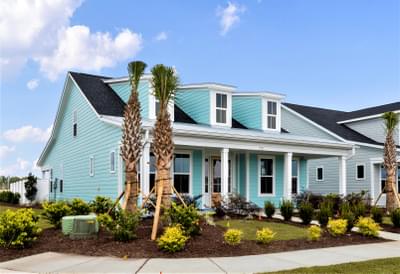 The Bahama Mama Exterior. Bridgewater - Waterside Village One New Homes in Little River, SC