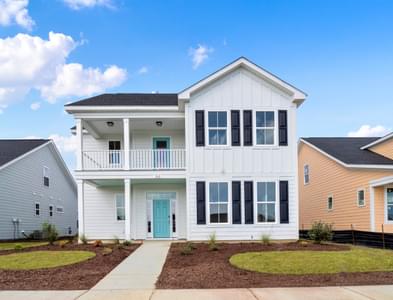 The Mai Tai Exterior. Bridgewater - Waterside Village One New Homes in Little River, SC