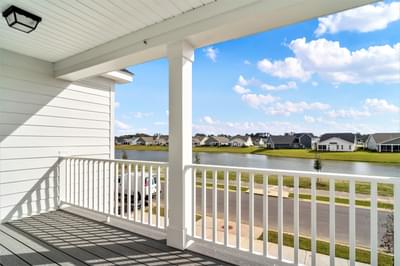 Rear Covered Porch. Bridgewater - Waterside Village One New Homes in Little River, SC