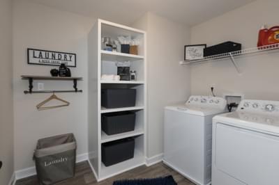 Laundry Room. The Preserve at Lake Meade New Homes in Suffolk, VA