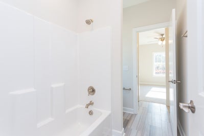 Upstairs Bathroom. New Homes in Cary, NC
