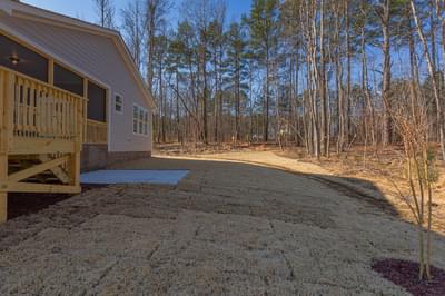 Backyard. New Homes in Cary, NC