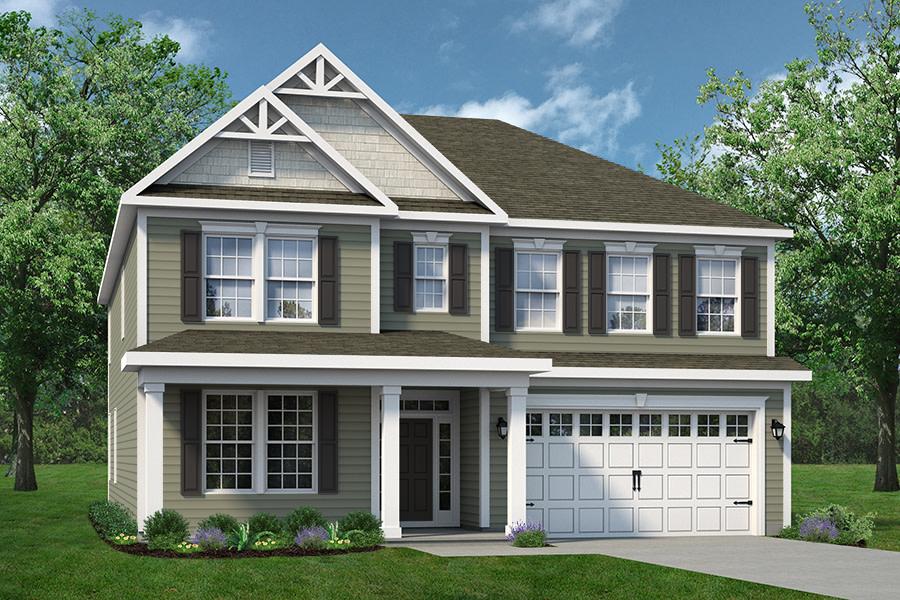 Elevation C. 3,349sf New Home in Little River, SC