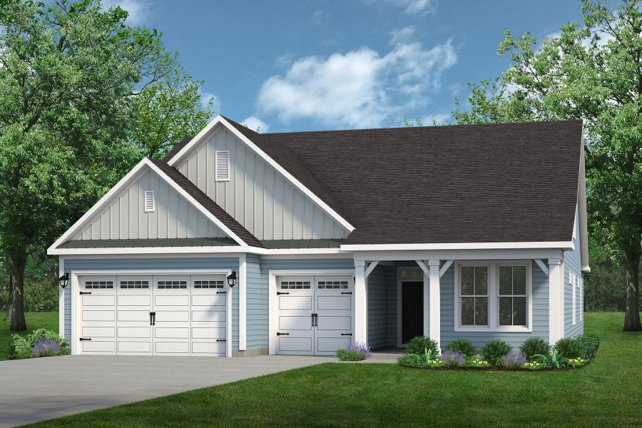 Elevation B. 2,326sf New Home in Little River, SC