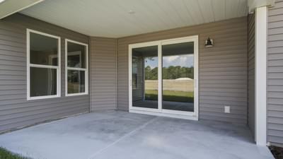 Rear Covered Porch. 2,250sf New Home in Little River, SC