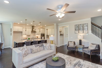 Great Room. Shadow Creek New Homes in Cary, NC