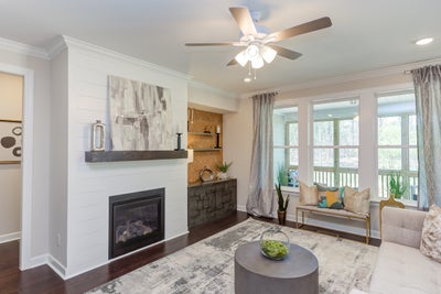 Great Room. New Homes in Cary, NC