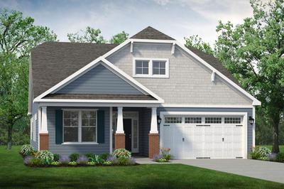 Elevation A. 2,189sf New Home in Clayton, NC