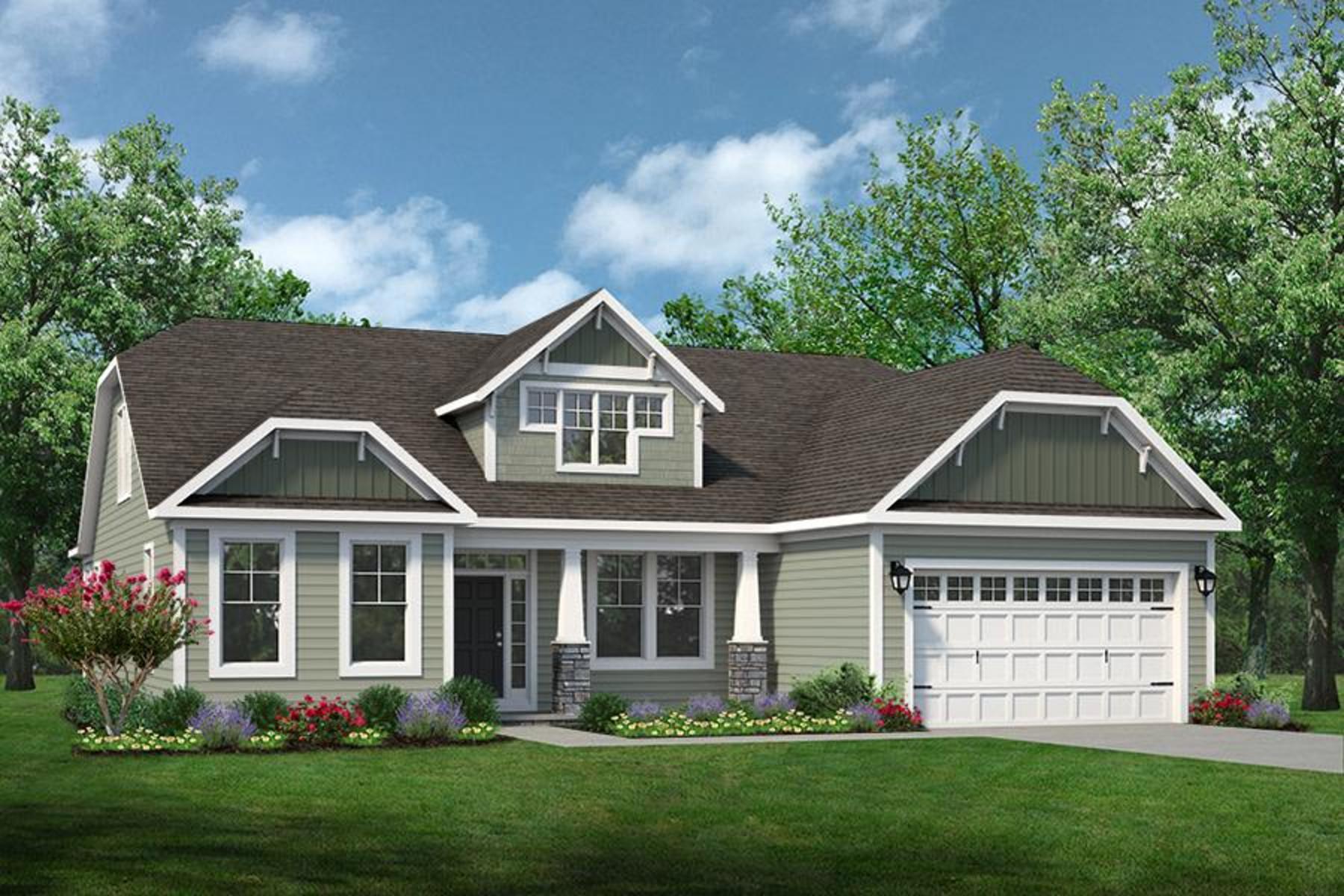 Elevation F. 2,460sf New Home in Suffolk, VA