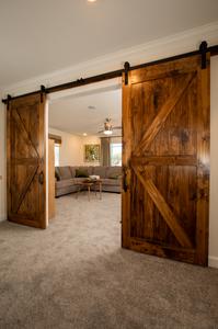 Loft Barn Doors. Haven at Centerville New Homes in Chesapeake, VA