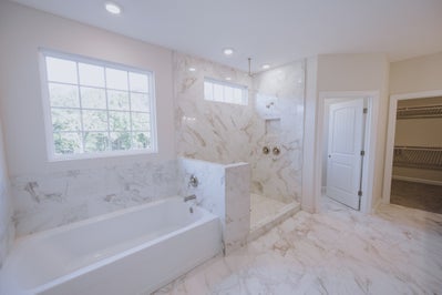 Owner's Suite Bathroom. 4,308sf New Home in Virginia Beach, VA