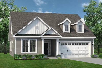 Elevation B. 1,938sf New Home in Little River, SC