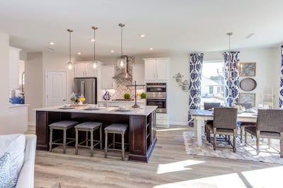 Kitchen and Breakfast Area. Lillington, NC New Homes