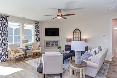 Great Room. The Farm at Neill's Creek New Homes in Lillington, NC