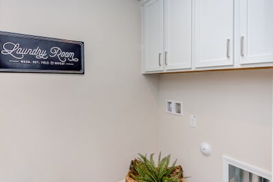 Laundry Room. The Farm at Neill's Creek New Homes in Lillington, NC