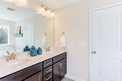 Owner's Bathroom. The Concerto New Home in Lillington, NC