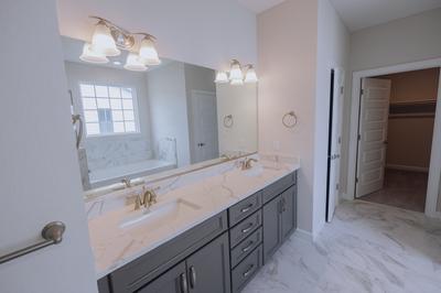 Owner's Suite Bathroom. The Gardenia II New Home in Virginia Beach, VA