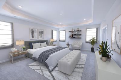 Owner's Suite Bedroom. 4,308sf New Home in Virginia Beach, VA