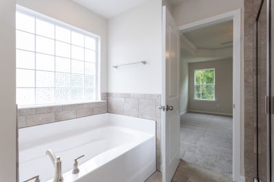 Owner's Bath. 2,146sf New Home in Bolivia, NC