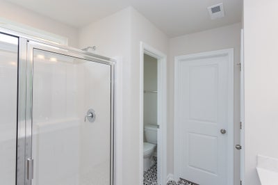 Owner's Bath. 1,795sf New Home in Bolivia, NC