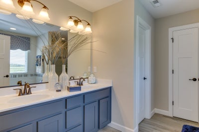 Owner's Bath. 4br New Home in Angier, NC