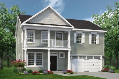 Elevation C. 2,174sf New Home in Lillington, NC