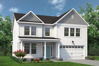 Elevation D. 2,666sf New Home in Lillington, NC