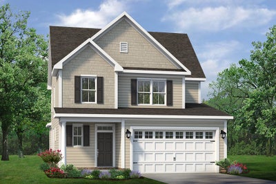 Elevation B. The Hickory New Home in Angier, NC